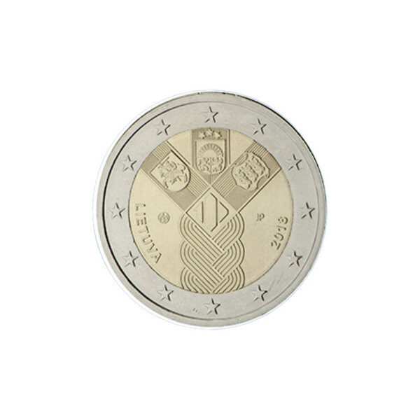 Lituanie 2018 - 2 euro commémorative etats baltes