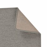vidaXL Tapis de couloir aspect sisal argenté 50x150 cm