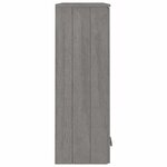vidaXL Dessus de buffet HAMAR Gris clair 85x35x100 cm Bois de pin