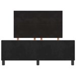 vidaXL Lit à ressorts avec tête de lit Noir 140 x 200 cm Velours