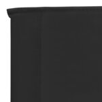vidaXL Chaises de plage pliables lot de 2 Noir Tissu