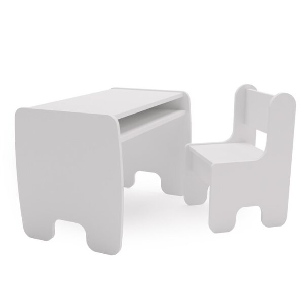 Table et chaise enfant - blanc