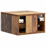 vidaXL Cabinet de chevet mural Bois ancien 33 x 34 5 x 20 cm
