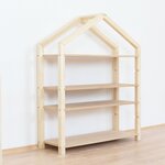 Etagère cabane POLLY bois gris