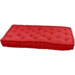 Coussin de palette en coton coloré 120 x 60 cm