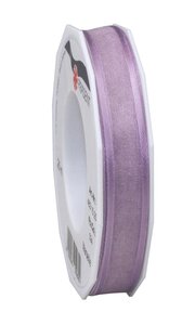 Organza marseille 25-m-rouleau 15 mm  lilas