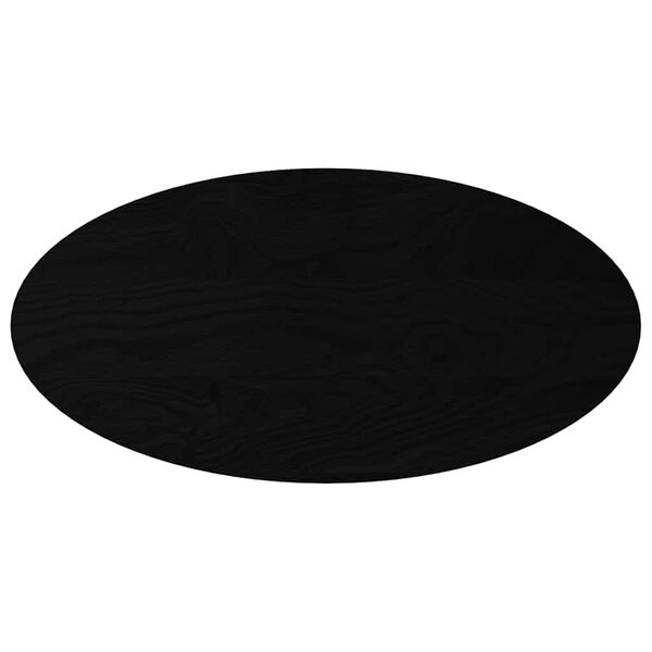vidaXL Dessus de table 100x50x2 cm bois de chêne massif ovale