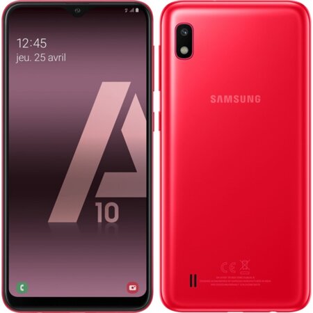 Samsung galaxy a10 dual sim - rouge - 32 go - très bon état
