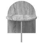 vidaXL Table de chevet Gris Sonoma 40 x 35 5 x 45 5 cm