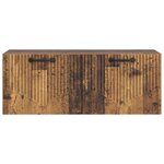 vidaXL Meuble TV mural Bois ancien 78 5 x 31 x 30 cm Bois d'ingénierie