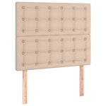 vidaXL Cadre de lit avec tête de lit Cappuccino 120x200 cm Similicuir