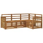 vidaXL Ensemble de canapés d'extérieur 4 pc Polyester