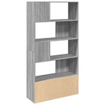 vidaXL Bibliothèque sonoma gris 100x36x189 cm bois d'ingénierie