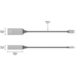 Mobility Lab - ML310435 - Adaptateur USB-C vers Ethernet RJ45- Gris sidéral