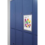Pack 5 Cadres D'affichage DURAFRAME Magnetique A4 Argent métal DURABLE