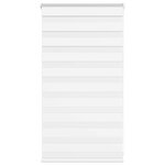 vidaXL Store zèbre blanc 85x100 cm largeur du tissu 80 9 cm polyester