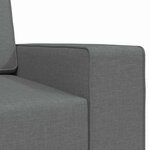 vidaXL Canapé-Lit Gris foncé 245 x 78 x 77 cm Velours