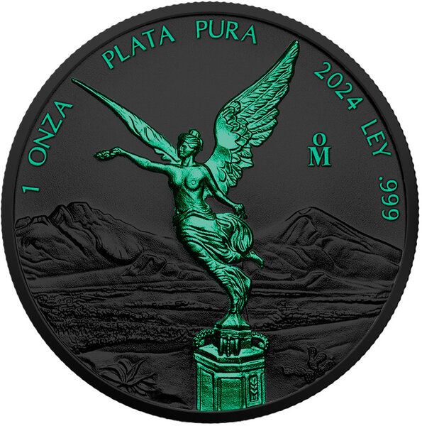 Monnaie LIBERTAD Black Platinum Poison 1 Oz Argent Mexico 2024 (PRÉCOMMANDE)