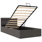 vidaXL Cadre de lit à rangement hydraulique sans matelas 90x200 cm