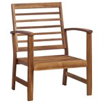 vidaXL Salon de jardin 4 Pièces Bois d'acacia solide