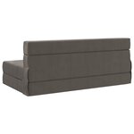 vidaXL Canapé-lit pliable Gris clair 152 x 86 5 x 60 cm Tissu