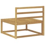 vidaXL Sofa de milieu extérieur Blanc 79 x 83 x 73 cm