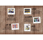 Collector 10  timbres - Musée de la Poste - Street Art - Lettre Verte