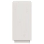vidaXL Buffet Blanc 60x34x75 cm Bois massif de pin