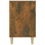 vidaXL Buffet chêne fumé 100x36x60 cm bois d'ingénierie