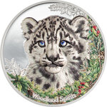 Monnaie SNOW LEOPARD Woodland Spirit 1 Oz Argent 500 Togorog Mongolia 2026