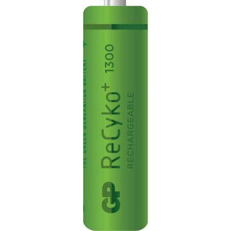 Gp pile rechargeable aa recyko+ 4 pièces 1300 mah 120130aahcc4