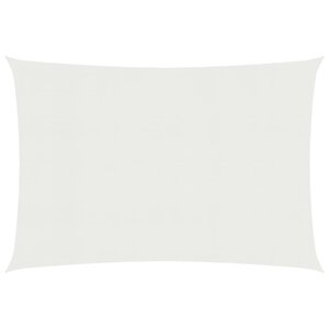 vidaXL Voile d'ombrage 160 g/m² Blanc 2x2 5 m PEHD