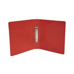 Classeur Polypro 2 anneaux 30mm Dos 40mm 17X22 cm CRYSTAL Couleur aléatoire x 15 EXACOMPTA