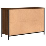 vidaXL Meuble TV chêne marron 100x35x65 cm bois d'ingénierie