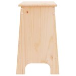 vidaXL Banc d'entrée 100x28x45 cm Bois massif Pin