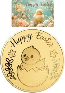 Pièce de monnaie en Or 1000 Francs g 0.031 (1/1000 oz) Millésime  EASTER CHICK 1/1000