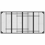 vidaXL Ensemble de meubles d'extérieur 7 Pièces Anthracite Fer et Acier