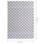 vidaXL Tapis imprimé Multicolore 160x230 cm Tissu