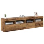 vidaXL Meubles TV muraux 2 Pièces Bois Ancien 80 x 30 x 40 cm