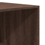 vidaXL Garde-robe chêne marron 100x50x200 cm bois d'ingénierie