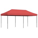 vidaXL Tente de fête 292 x 580 x 315 cm Bordeaux Tissu Oxford