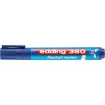 Marqueur pour chevalets 380 bleu 1 5-3 mm x 10 EDDING