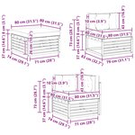 vidaXL Ensemble de canapés d'extérieur 6 Pièces Blanc et anthracite