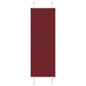 vidaXL Store plissé rouge bordeaux 40x150 cm largeur du tissu 39 4 cm