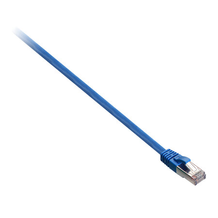 V7 cat5e câble réseau rj45 stp blindé bleu 0 5 m 0.5m 1.6ft