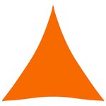 vidaXL Voile de parasol Tissu Oxford triangulaire 6x6x6 m Orange