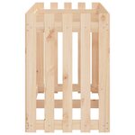 vidaXL Lit surélevé de jardin design de clôture 150x50x70cm pin massif