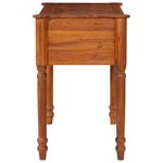 vidaXL Bureau avec tiroirs 110x50x76 cm bois d'acacia solide
