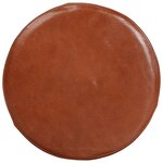 vidaXL Chaises de bar lot de 2 cuir véritable et bois d'acacia solide