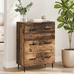 vidaXL Armoire à tiroirs Bois ancien 66 x 34 5 x 89 5 cm